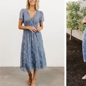 Blue Balticborn June Midi Dress
